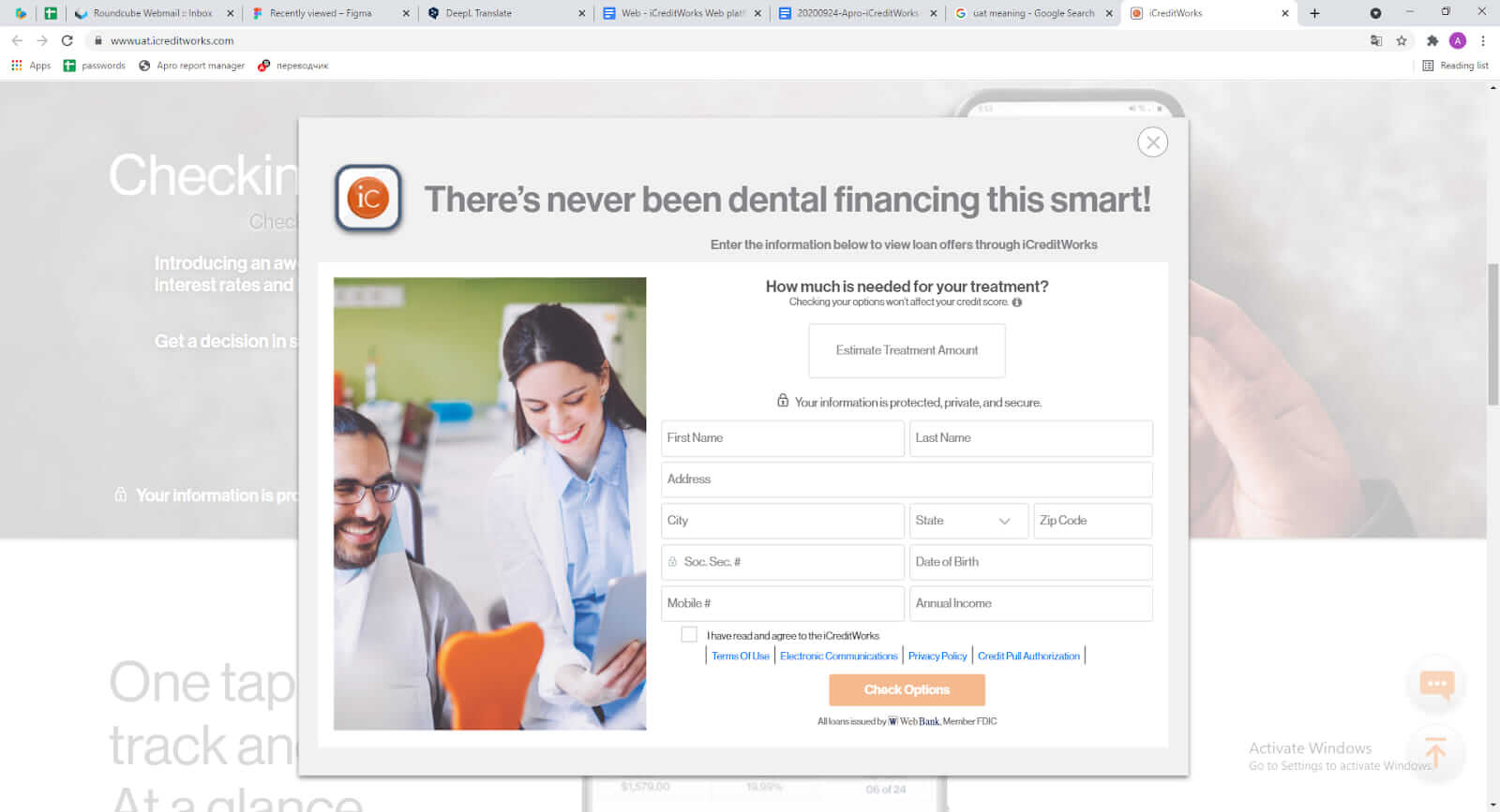 loans to dental patients app